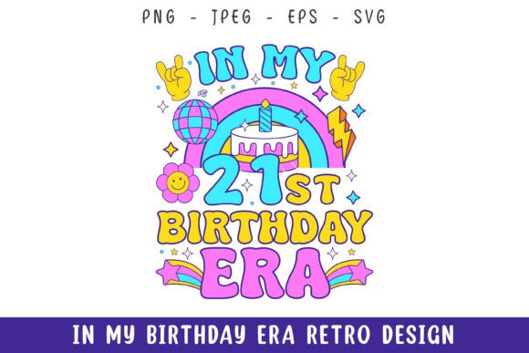 21st Birthday Groovy Retro Embroidery Review
