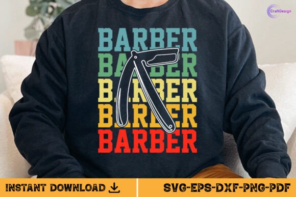 Barber Vintage Retro SVG Baber Shirt PNG Review