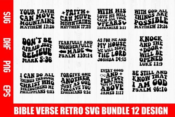 Bible Verse Retro SVG Bundle Review