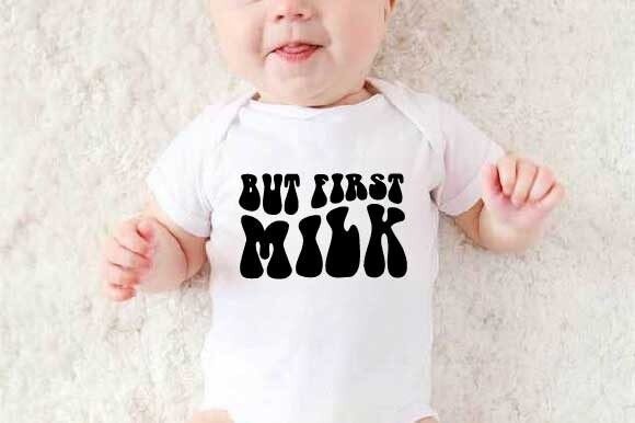 But First Milk Retro SVG Review