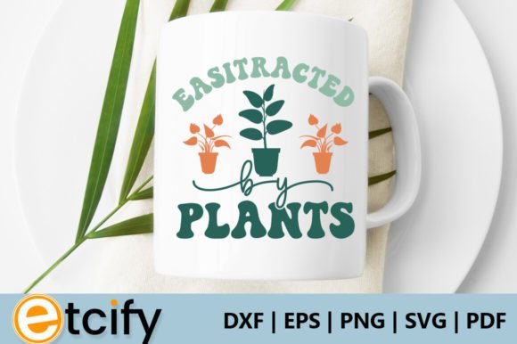 Easitracted by Plants Retro SVG Review
