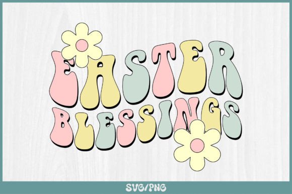 Easter Blessings Retro SVG Design Review