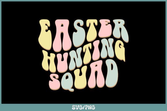 Easter Hunting Squad Retro SVG Design