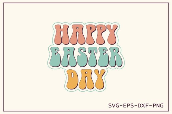Happy Easter Day Retro Svg Design Review