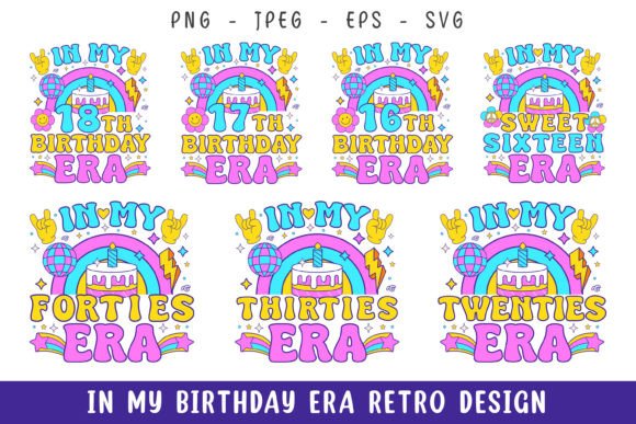 In My Birthday Era Groovy Retro Svg Review
