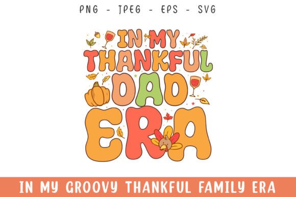 In My Dad Era Groovy Retro SVG Design