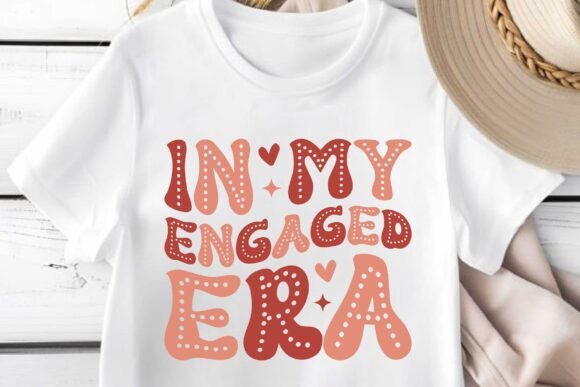 In My Engaged Era Groovy Retro Svg Png Review