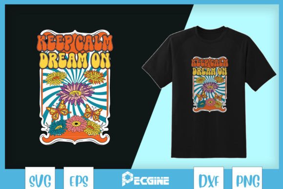 Keep Calm Dream on Retro SVG Review