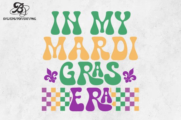 Mardi Gras Era Retro SVG PNG Review