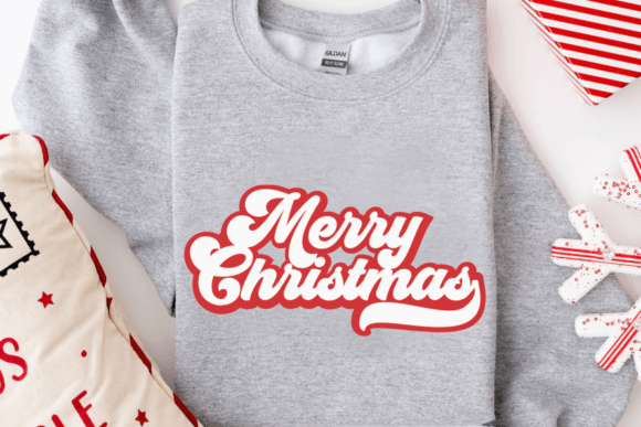 Review: Christmas SVG, Merry Christmas Retro Svg