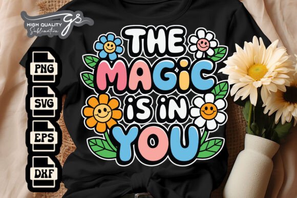 The Magic is in You Flower Retro SVG Review