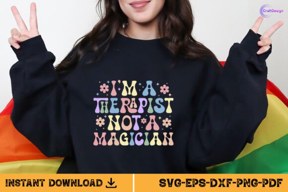Therapist Not Magician Retro SVG Review